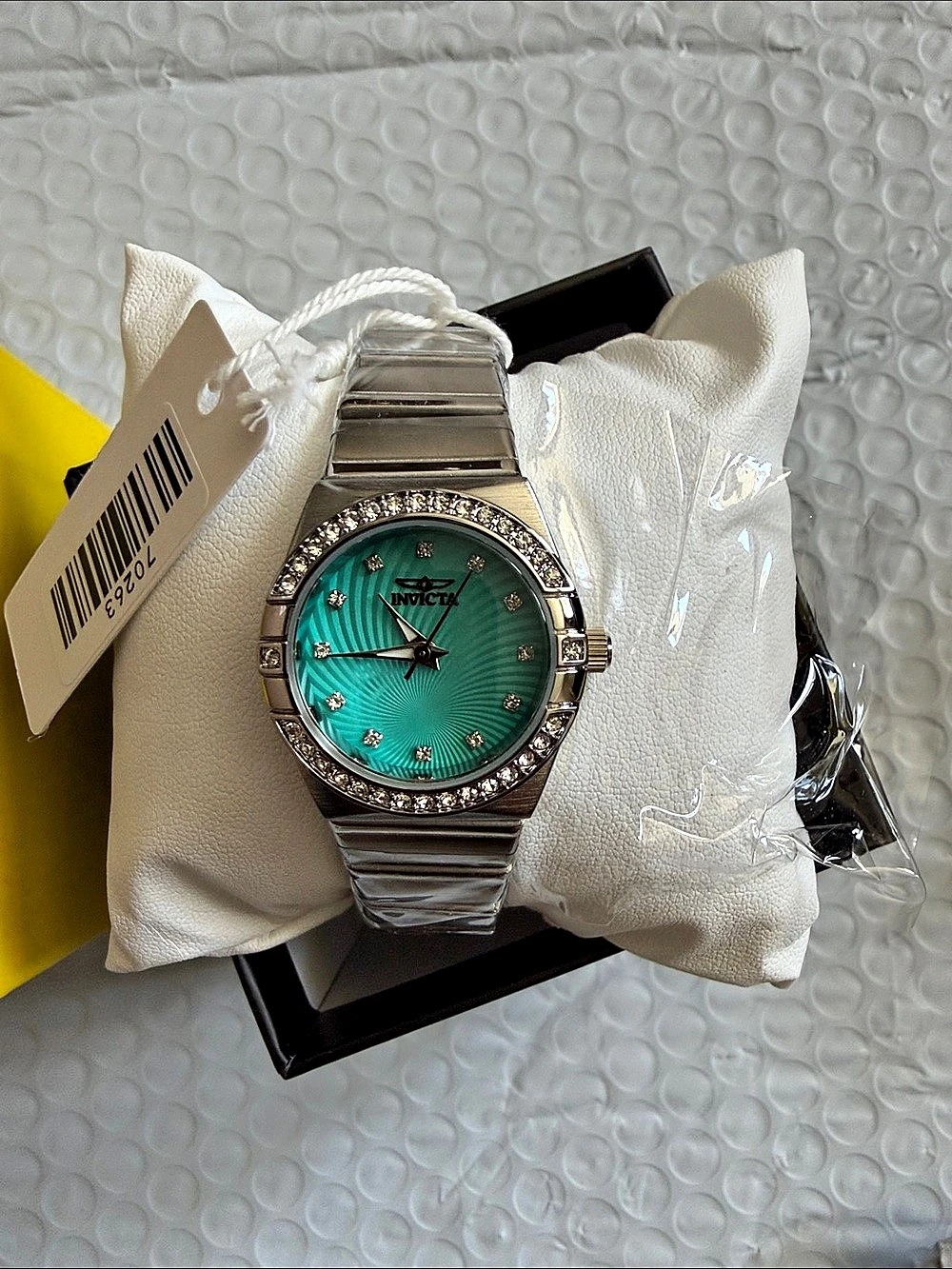 Invicta Angel Glintia Women's Watch - 27.8mm, Silver (70263)